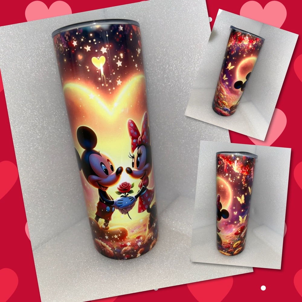 Mickey and Minnie Mouse Tumbler